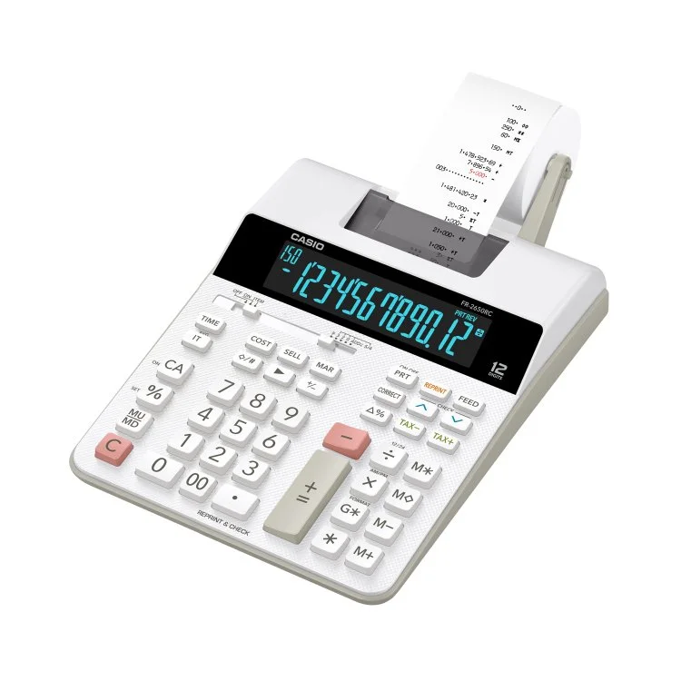 Max Efficiency with the CASIO FR-2650 Compact Printing Calculator